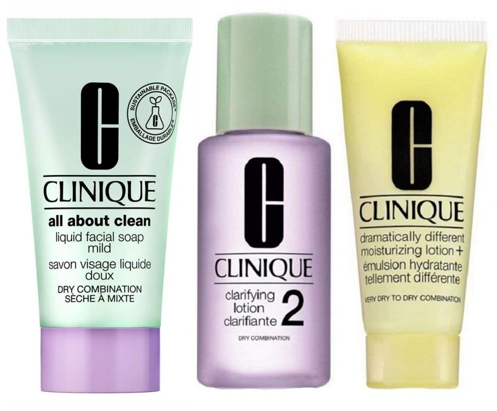 CLINIQUE 3-Step Skincare System Trial Set (Dry/Combination)
