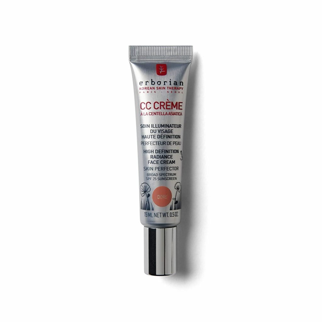 Erborian CC Cream Dore, High Definition Radiance Face Cream UV Protection SPF 25 Soft Texture