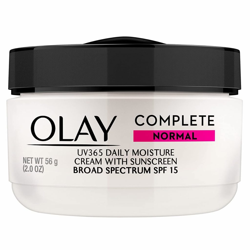 Complete All Day UV Olay Moisture Cream is best skincare for normal skin