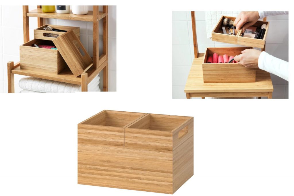  IKEA Dragan Bamboo Boxes