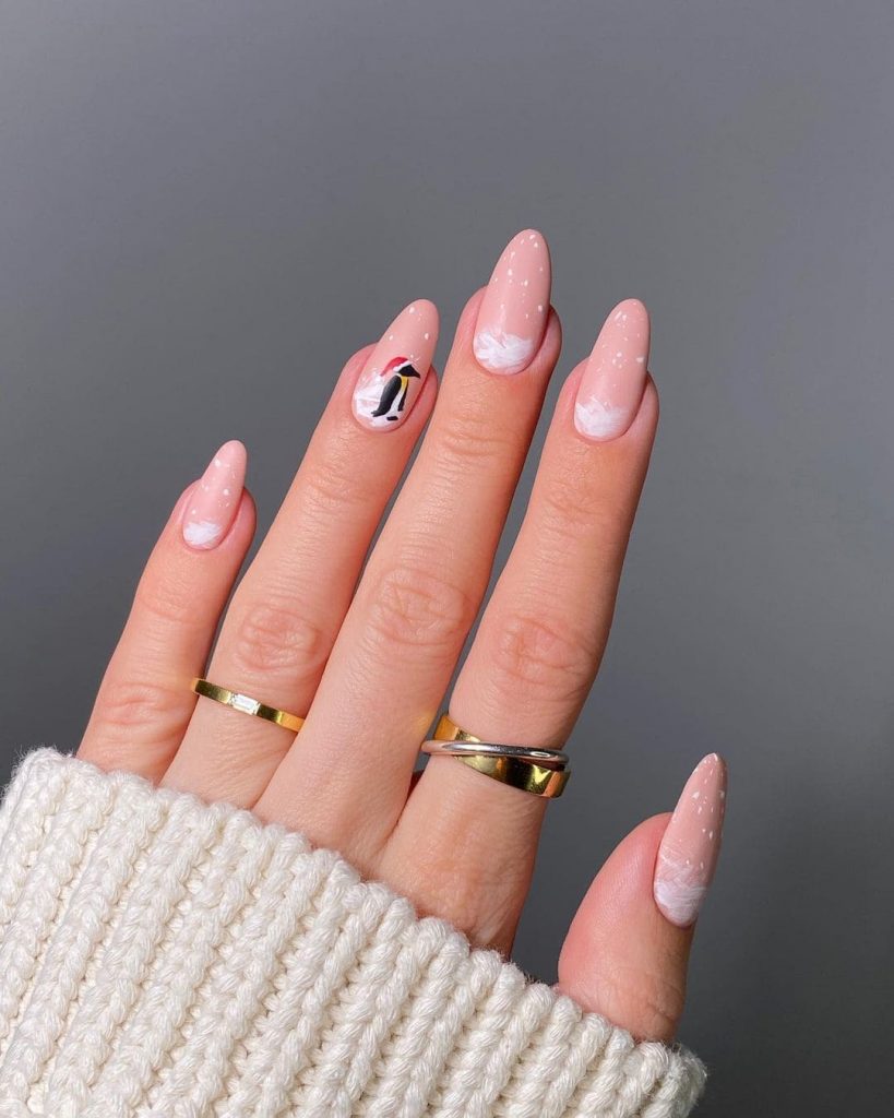 Snow Fall Nails