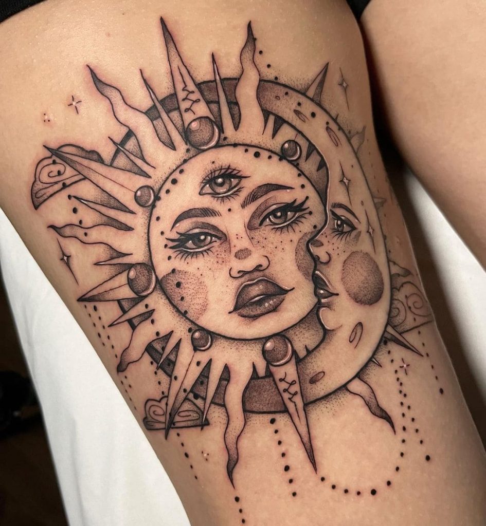 Sun Tattoo 