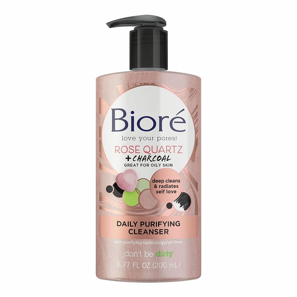 Bioré Rose Quartz + Charcoal Daily Face Wash