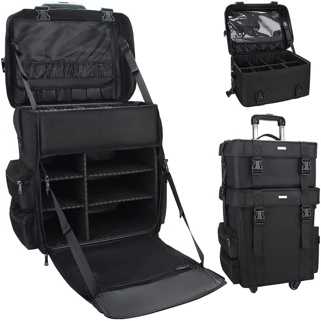 Rolling Makeup Case Extra Large Professional Travel