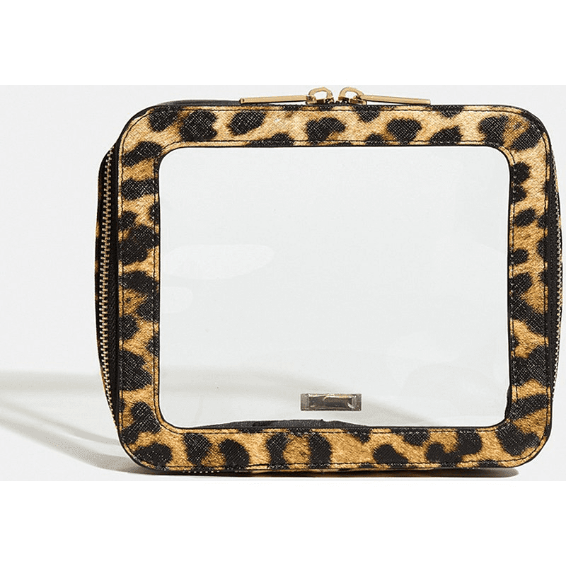 Leopard Travel Makeup Bag
