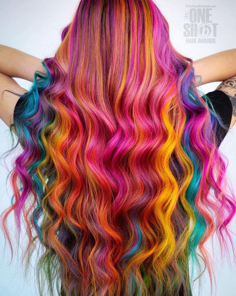 Polychromatic sunset Hair
