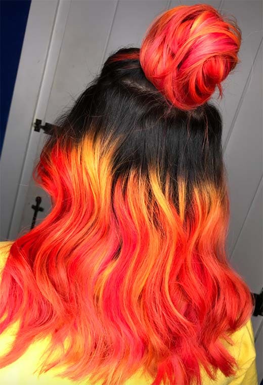 Sunset Bun Hair