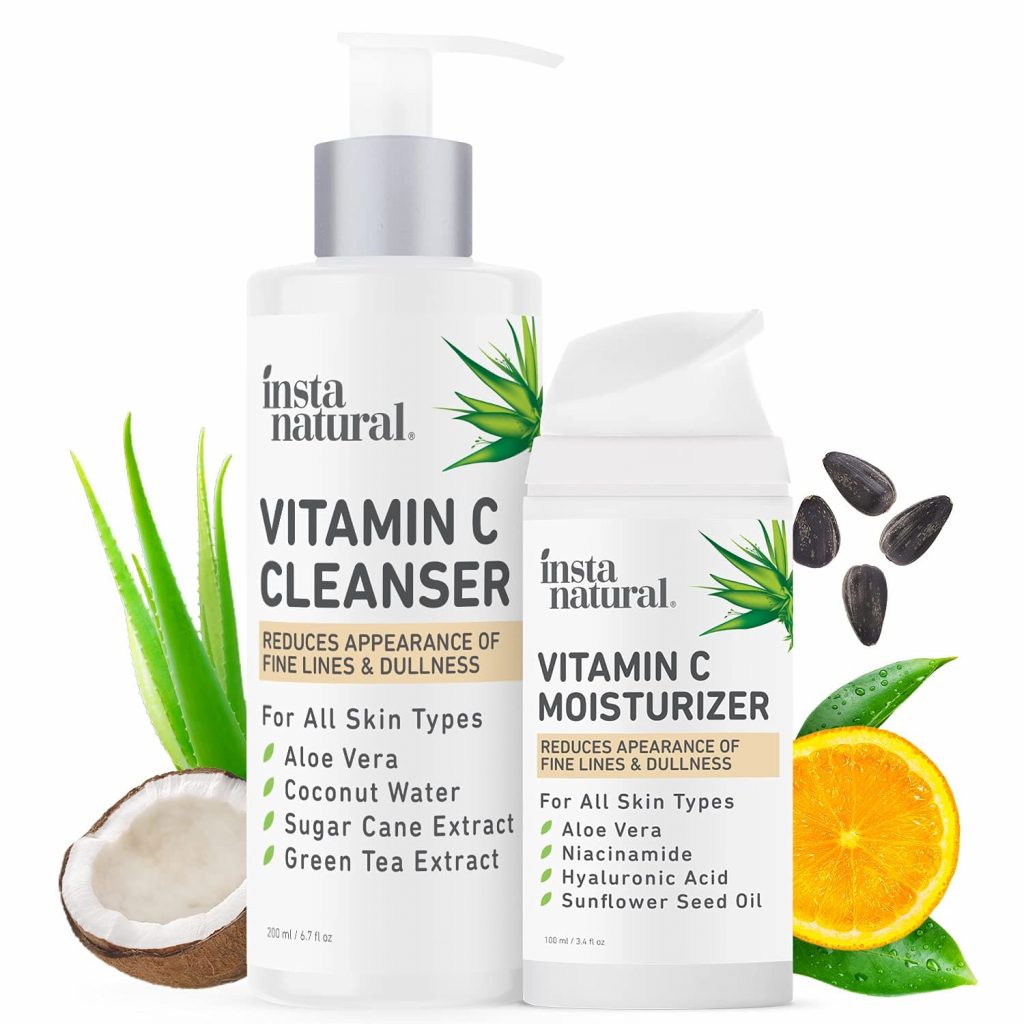 The Vitamin C cleanser + Moisturizer pack