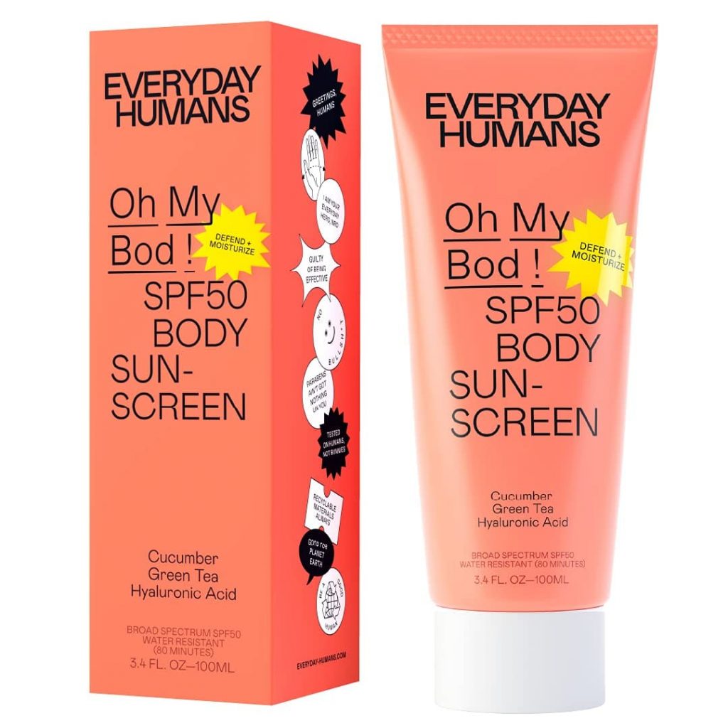 Everyday Humans Oh My Bod! SPF50 Body Sunscreen