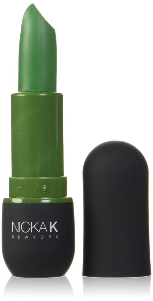 NICKA K Vivid Green Lipstick