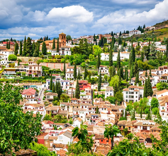 Granada - Albaicin Moorish quarter, Andalusia in Spain