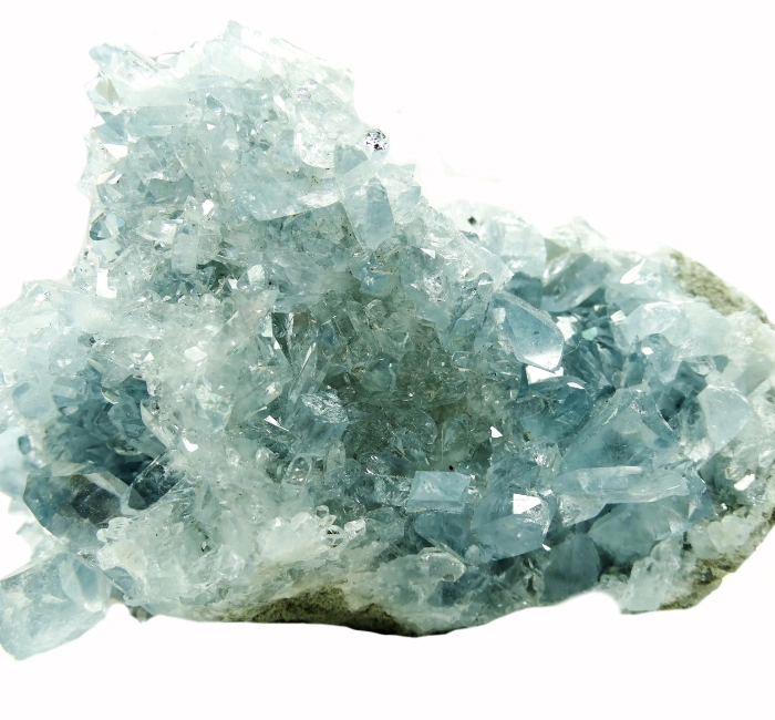 celestite geode geological crystals