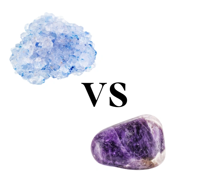 Celestite vs. Amethyst