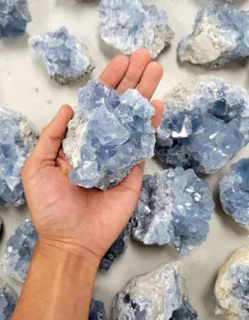 Celestite Crystal Cluster